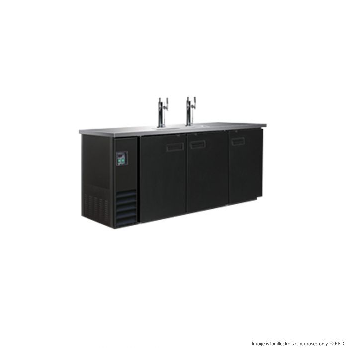 Triple Door Underbar direct draw dispenser 3-barrel - UBD-3